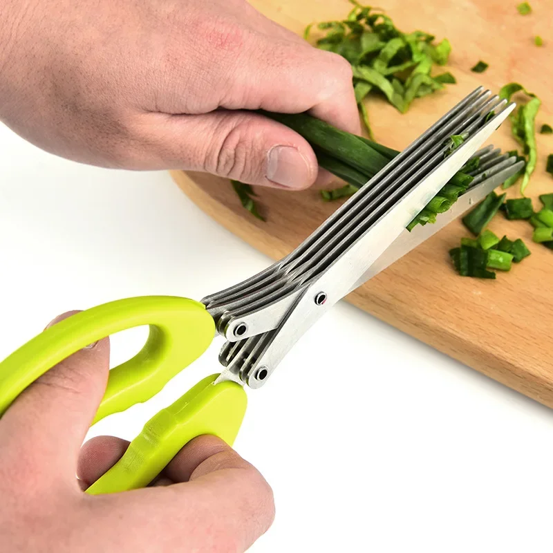 Kitchen Gadgets Ninja - متعدد الطبقات مقص المطبخ الفولاذ المقاوم