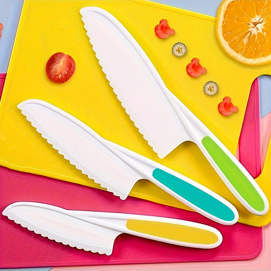 Kitchen Gadgets Essential - 3 قطع، سكين كعكة بلاستيكي، سكاكين