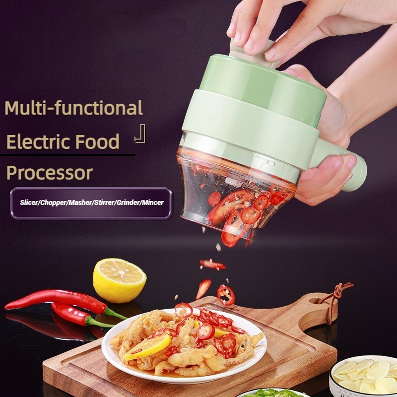 Kitchen Gadgets China - محضر طعام كهربائي لاسلكي قطاعة الخضراوات
