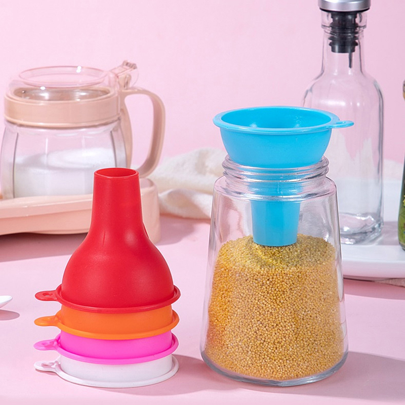 Kitchen Gadgets Best - 【قمع سيليكون واسع الفوهة بطول 8