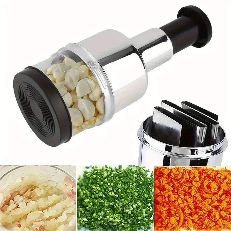Manual Garlic Press - أدوات مطبخ يدوية: قطاعة ثوم عمودية