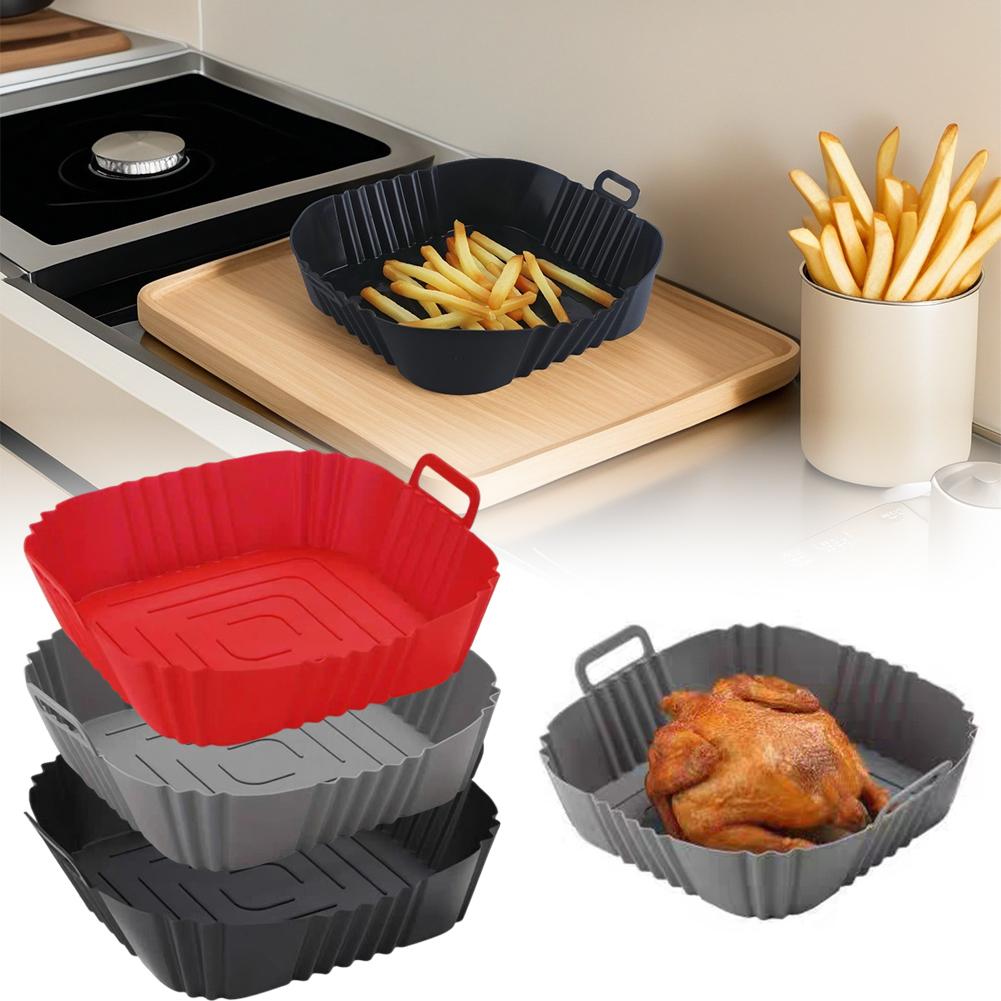 Kitchen Gadgets Air Fryer - بطانة سيليكون قابلة لإعادة الاستخدام للمقلاة