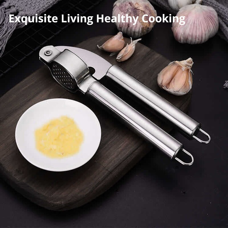 Manual Garlic Press - 1 ، ضغط الثوم المنزلي ،