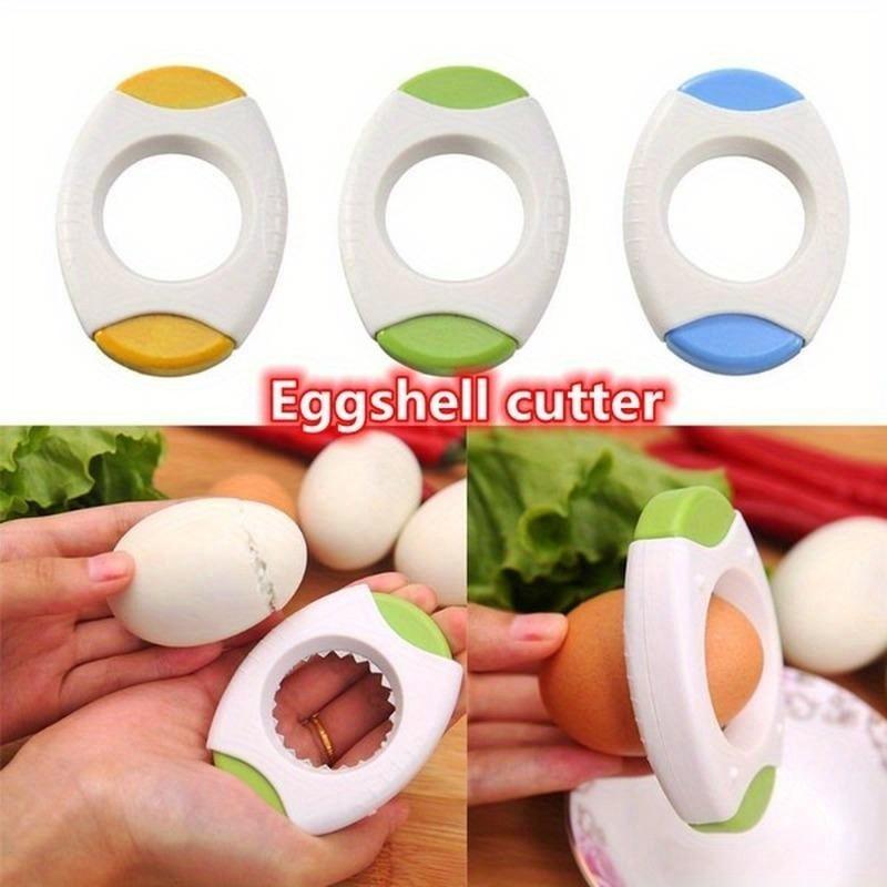 Kitchen Gadgets Essential - قطعة واحدة فاصل وقاطع قشرة البيض،