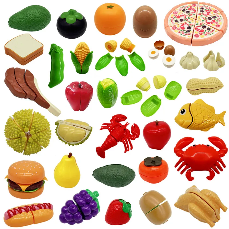 Kitchen Gadgets For Kids - بيت مونتيسوري لعب قطع الفواكه خضروات
