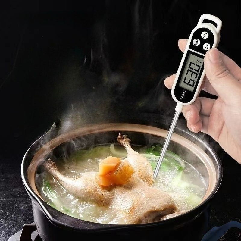 Instant Read Thermometer - قطعة واحدة من ميزان حرارة الطعام،