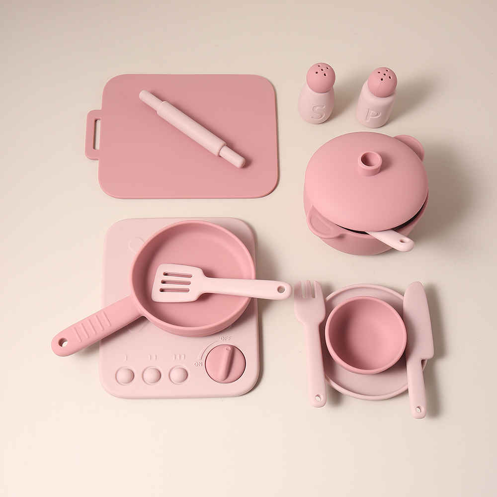 Kitchen Gadgets For Kids - مجموعة ألعاب طهي من السيليكون مكونة