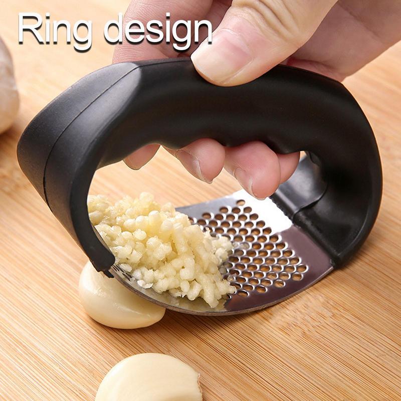 Manual Garlic Press - مكبس ثوم يدوي من الفولاذ المقاوم