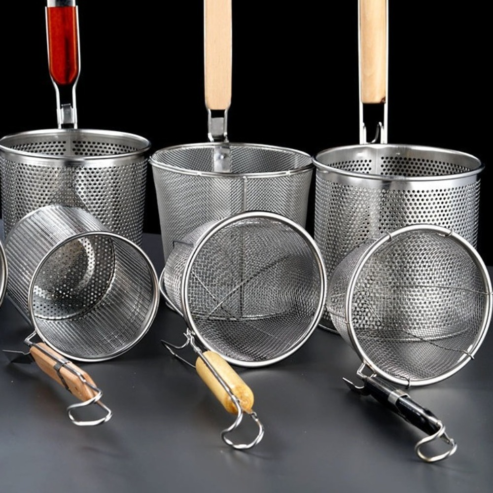 Kitchen Gadgets Pasta - مصفاة معكرونة متعددة الوظائف من الفولاذ
