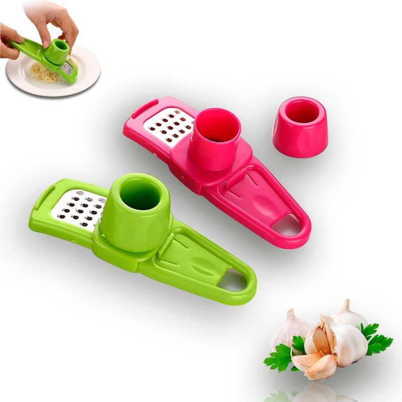 Manual Garlic Press - مفرمة ثوم يدوية، أداة تقطيع وهرس