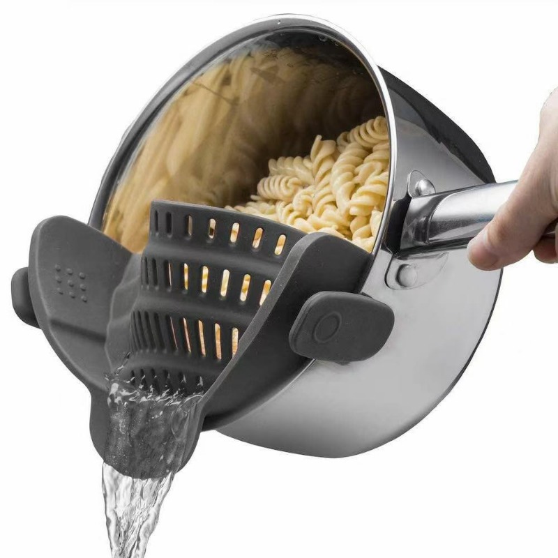 Kitchen Gadgets Pasta - سيليكون مصفاة مطبخ كليب على الأواني
