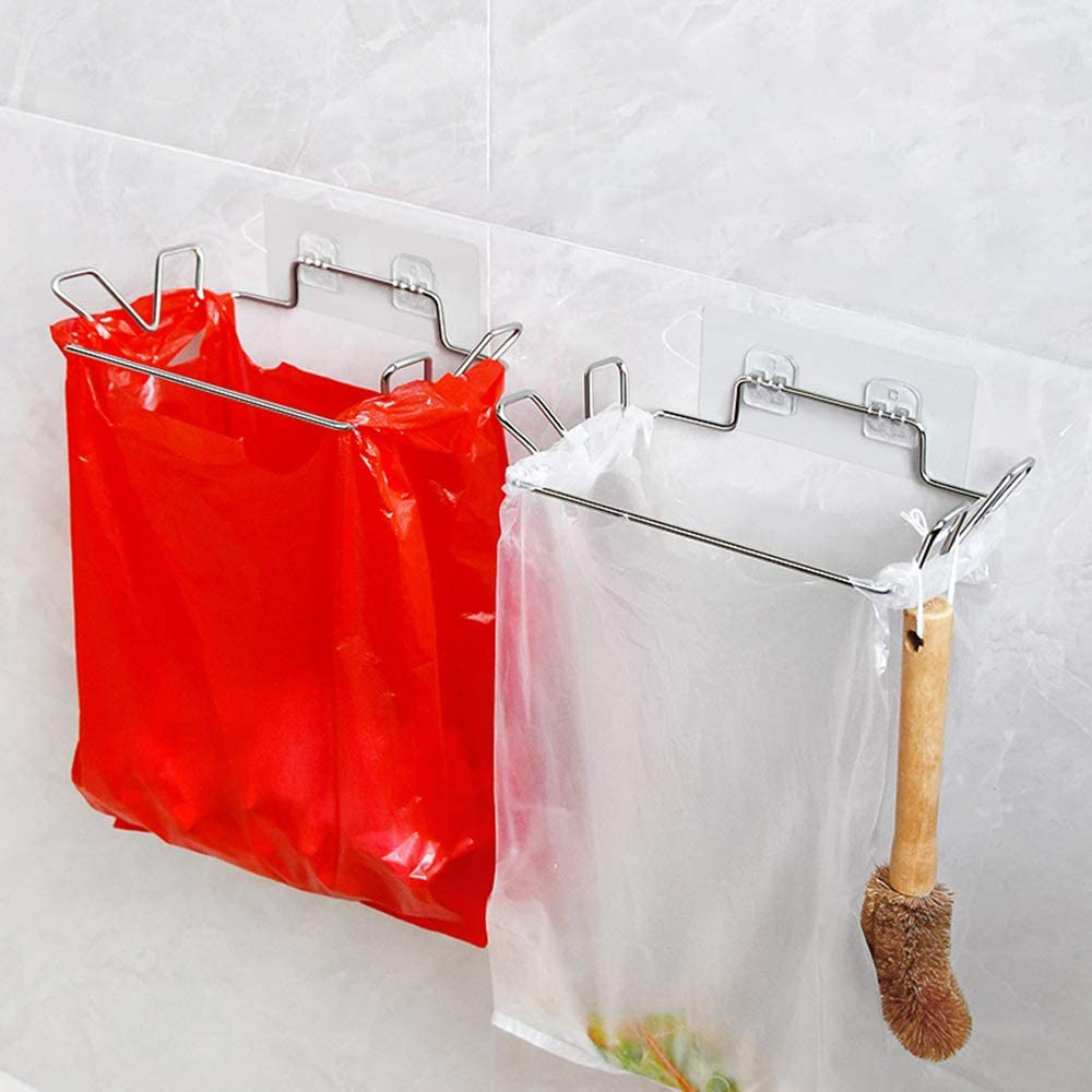 Kitchen Gadgets Wallpaper - الفولاذ المقاوم للصدأ القمامة الرف للمطبخ