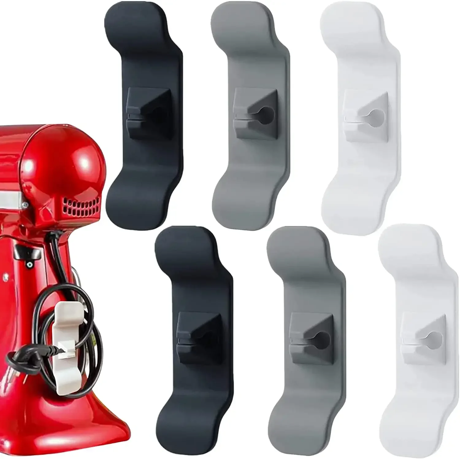 Kitchen Gadgets Air Fryer - حامل كابلات ومشبك لتنظيم الأسلاك وتخزينها
