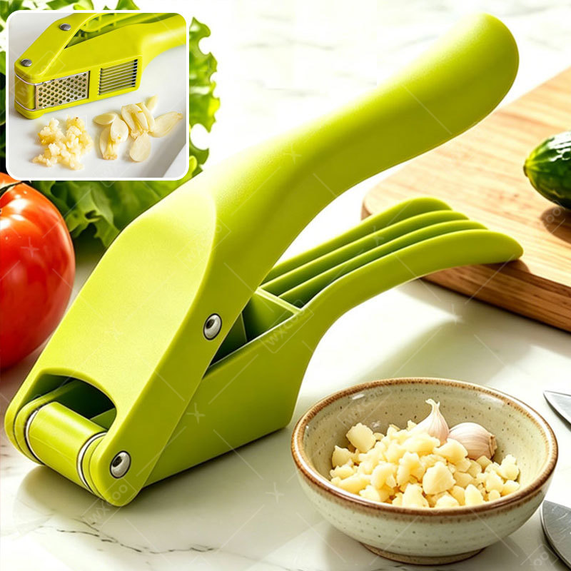 Manual Garlic Press - أداة عملية 2 في 1 لهرس