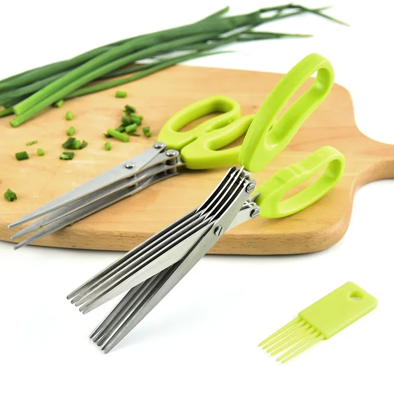 متعدد الطبقات مقص المطبخ الفول - مراجعة Kitchen Gadgets Ninja وسعره