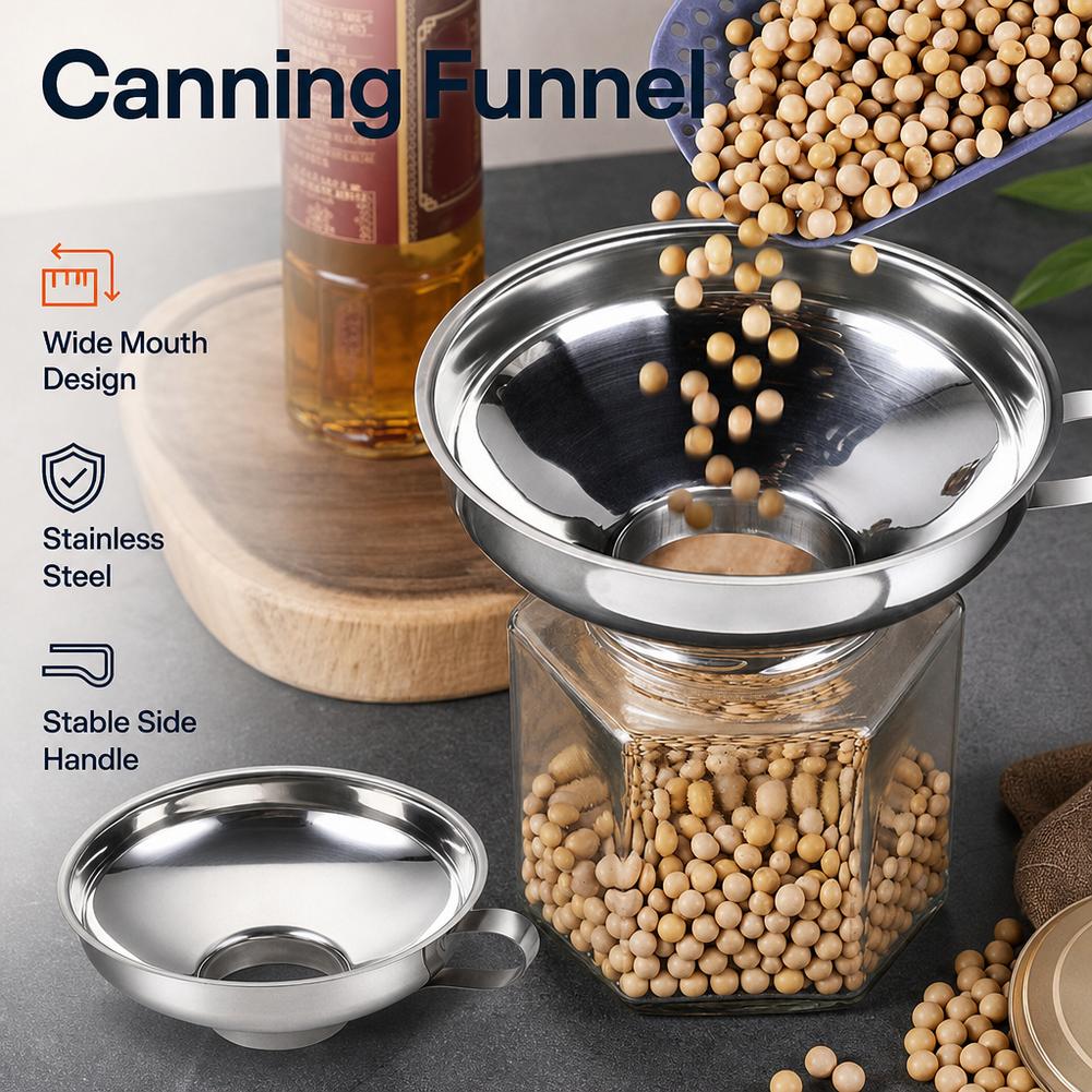 قمع تعبئة وتصفية من الفولاذ ال - مراجعة Kitchen Gadgets Popular وسعره