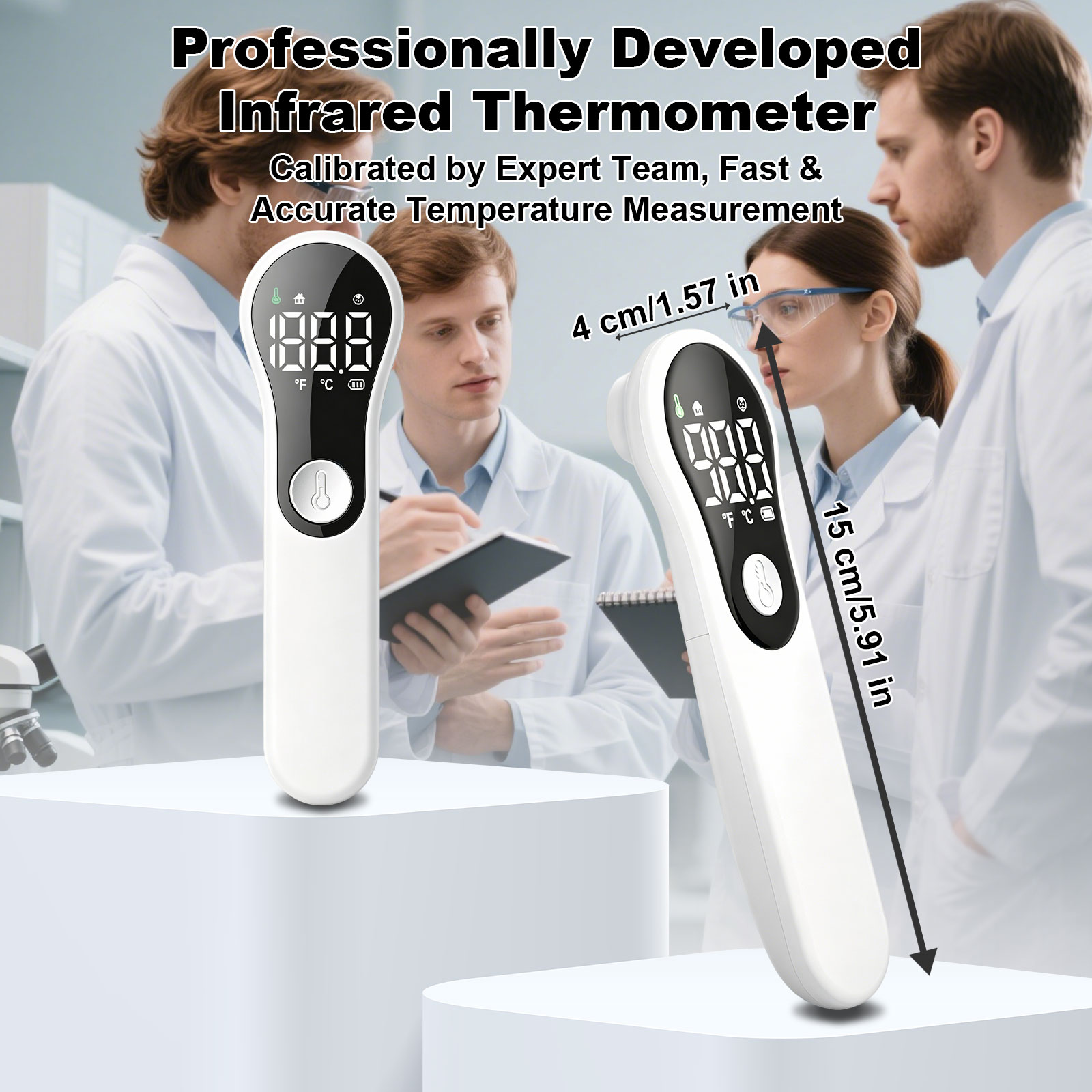 مقياس حرارة للجبهة للبالغين وا - مراجعة Instant Read Thermometer وسعره