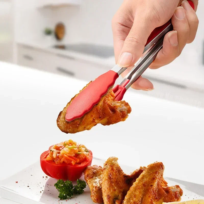 7 بوصة عدم الانزلاق ملقط طعام  - مراجعة Kitchen Gadgets China وسعره