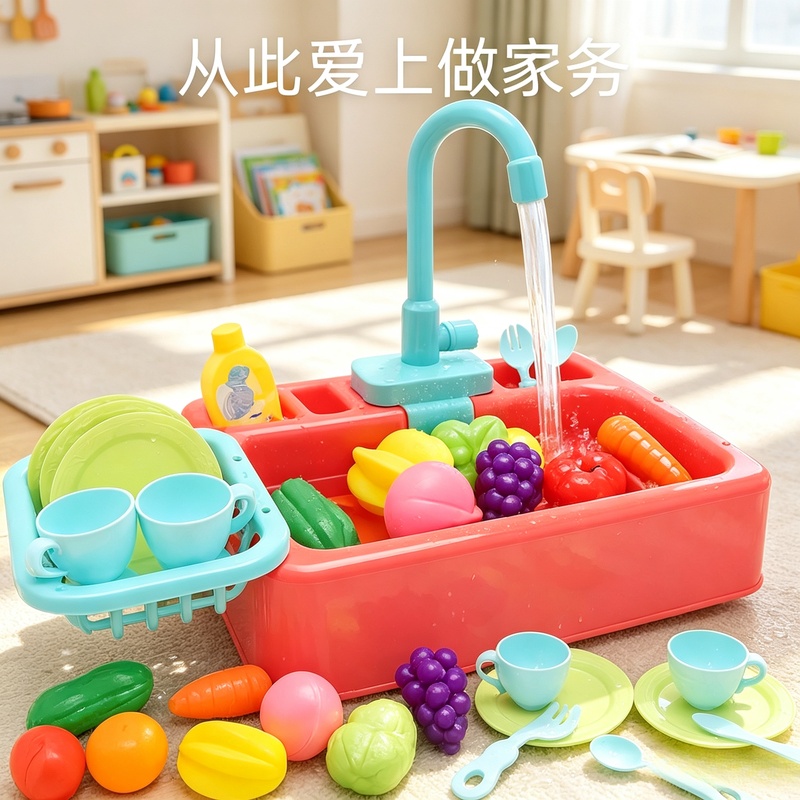 مجموعة حوض غسيل الأطباق البلاس - مراجعة Kitchen Gadgets For Kids وسعره