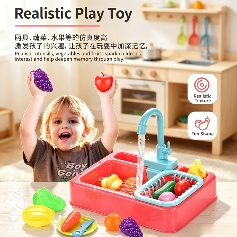 مجموعة حوض غسيل الأطباق البلاس - مراجعة Kitchen Gadgets For Kids وسعره
