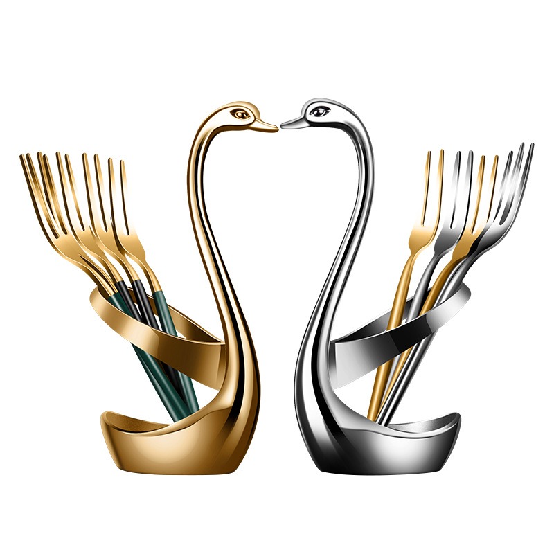 حامل أدوات المائدة على شكل بجع - مراجعة Kitchen Gadgets Popular وسعره