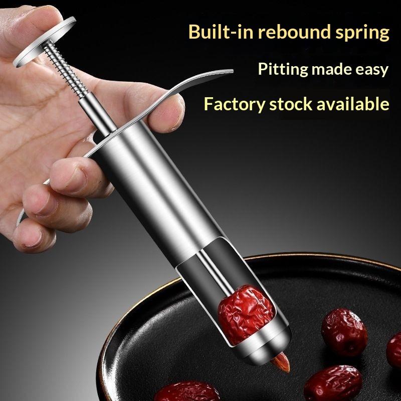 أداة جديدة لإزالة نوى الكرز وا - مراجعة Cherry Pitter Tool وسعره