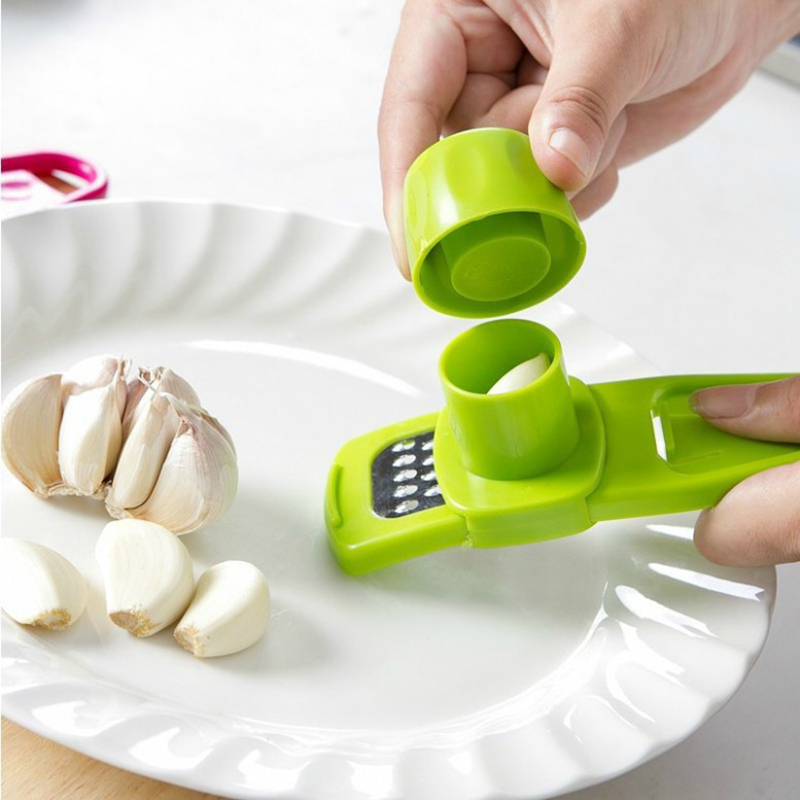 1 حزمة مطحنة الثوم الصغيرة الإ - مراجعة Manual Garlic Press وسعره