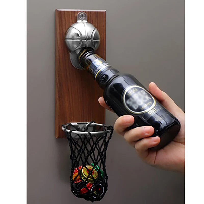 فتاحة زجاجات كرة السلة مع جيب  - مراجعة Kitchen Gadgets Home Party وسعره