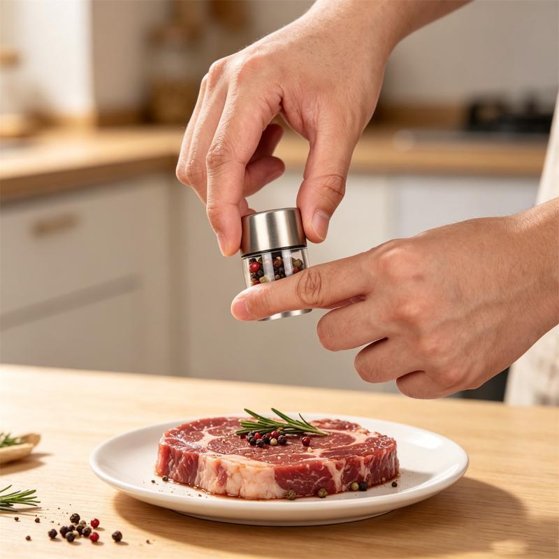 1/2 قطعة مطحنة فلفل يدوية من ا - مراجعة Kitchen Gadgets Essential وسعره