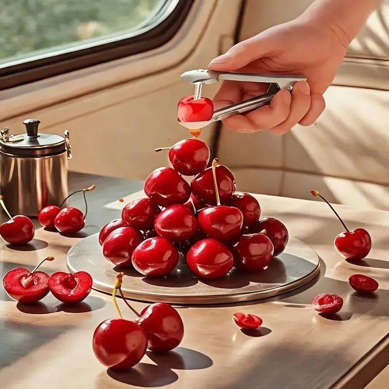 أداة إزالة نوى الزيتون والكرز  - مراجعة Cherry Pitter Tool وسعره