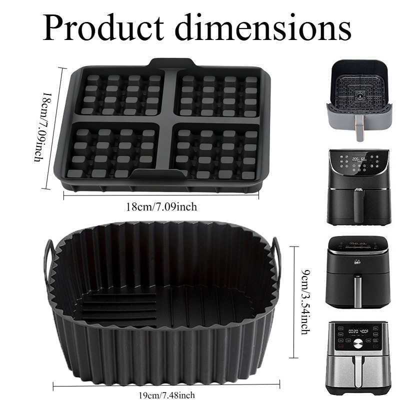 طقم الخبز - صينية خبز مربعة لل - مراجعة Kitchen Gadgets Air Fryer وسعره