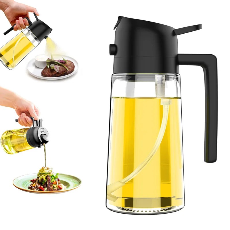 زجاجة رش زيت الزيتون للمطبخ، ز - مراجعة Kitchen Gadgets Air Fryer وسعره
