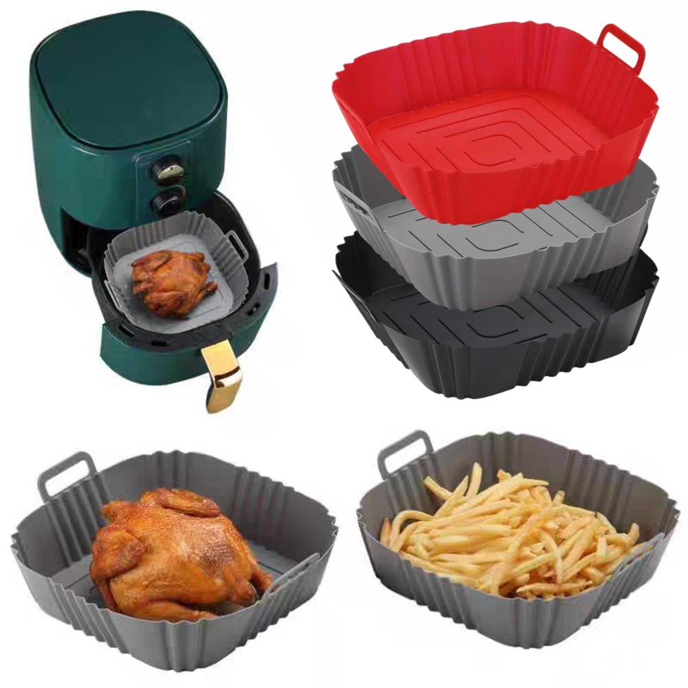 بطانة سيليكون قابلة لإعادة الا - مراجعة Kitchen Gadgets Air Fryer وسعره