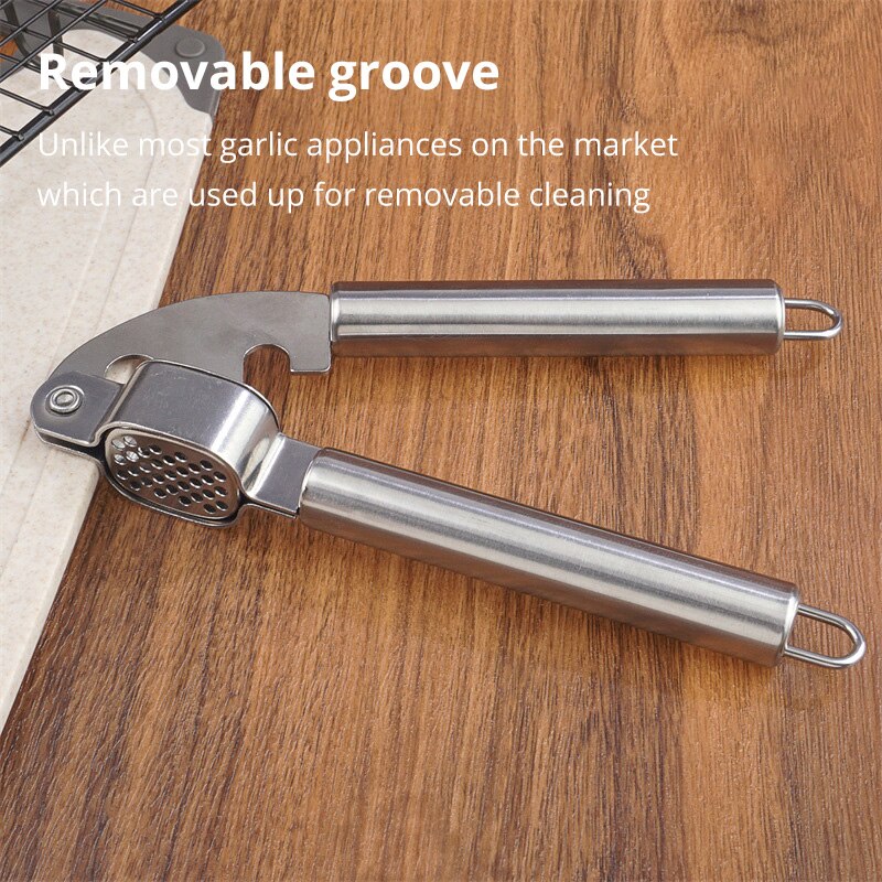 1 ، ضغط الثوم المنزلي ، الثوم  - مراجعة Manual Garlic Press وسعره