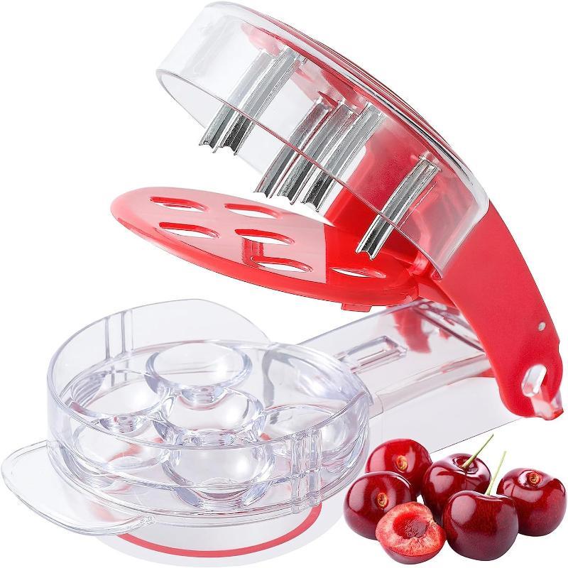 أداة إزالة نوى الكرز بـ 6 فتحا - مراجعة Cherry Pitter Tool وسعره