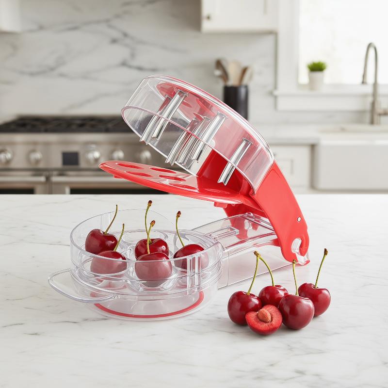 أداة إزالة نوى الكرز بـ 6 فتحا - مراجعة Cherry Pitter Tool وسعره