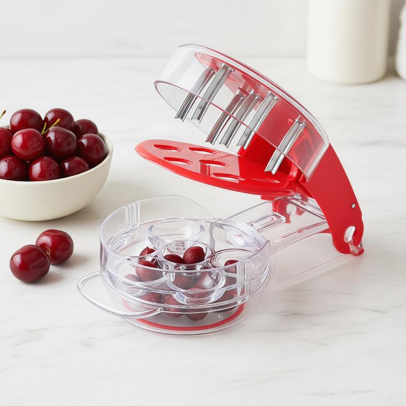 أداة إزالة نوى الكرز بـ 6 فتحا - مراجعة Cherry Pitter Tool وسعره