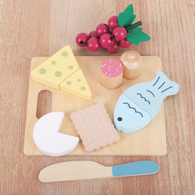 خشبية التظاهر اللعب الغذاء الم - مراجعة Kitchen Gadgets For Kids وسعره