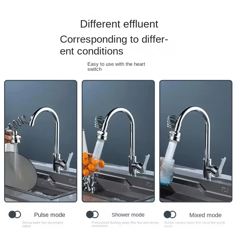 جديد 3 طرق بالوعة صنبور 360 در - مراجعة Healthy Kitchen Gadgets وسعره