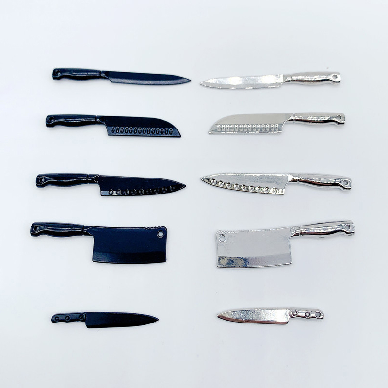 1/12 دمية سكاكين صغيرة نموذج د - مراجعة Kitchen Gadgets China وسعره