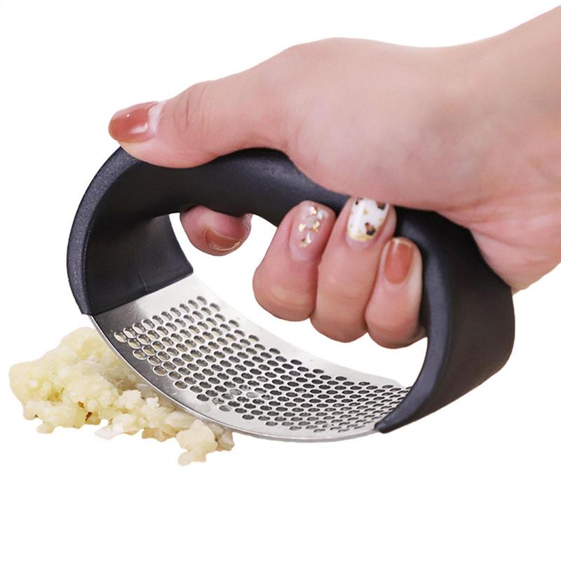 مكبس ثوم يدوي من الفولاذ المقا - مراجعة Manual Garlic Press وسعره