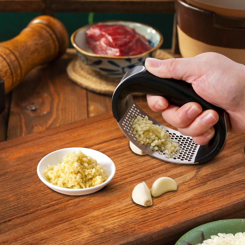 مكبس ثوم يدوي من الفولاذ المقا - مراجعة Manual Garlic Press وسعره