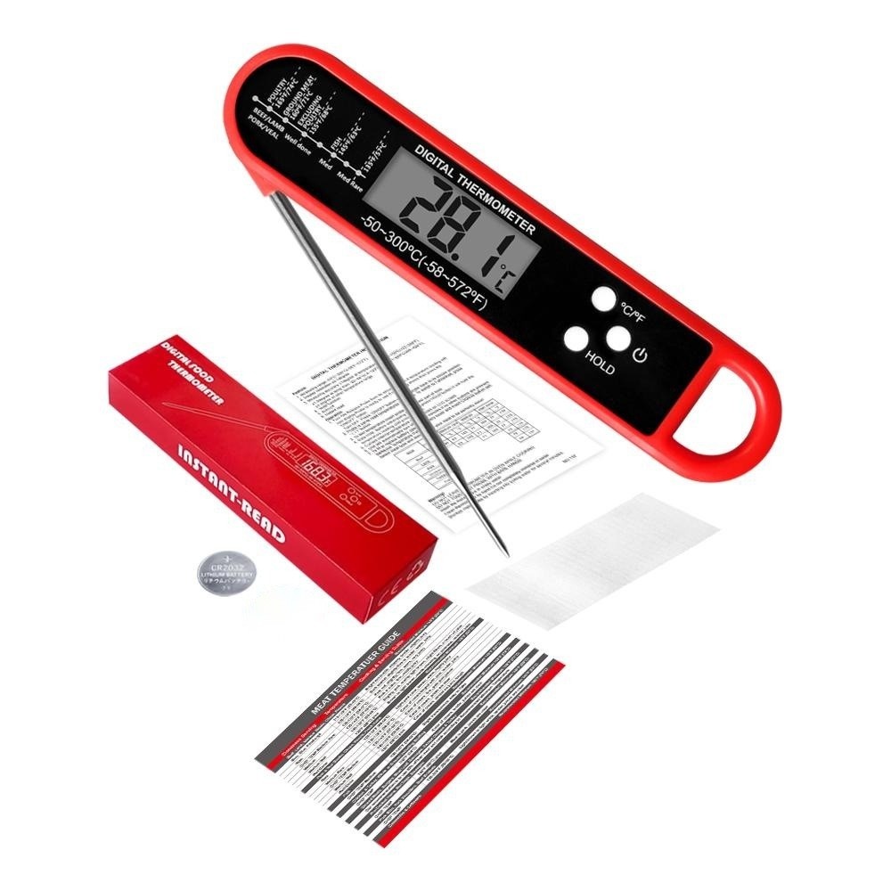 مقياس حرارة رقمي للحوم بشاشة ع - مراجعة Instant Read Thermometer وسعره
