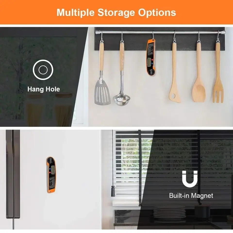 ميزان حرارة رقمي مقاوم للماء ل - مراجعة Instant Read Thermometer وسعره
