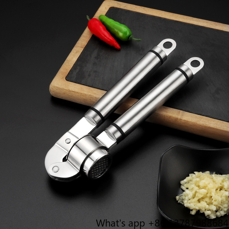 مكبس ثوم يدوي من الفولاذ المقا - مراجعة Manual Garlic Press وسعره