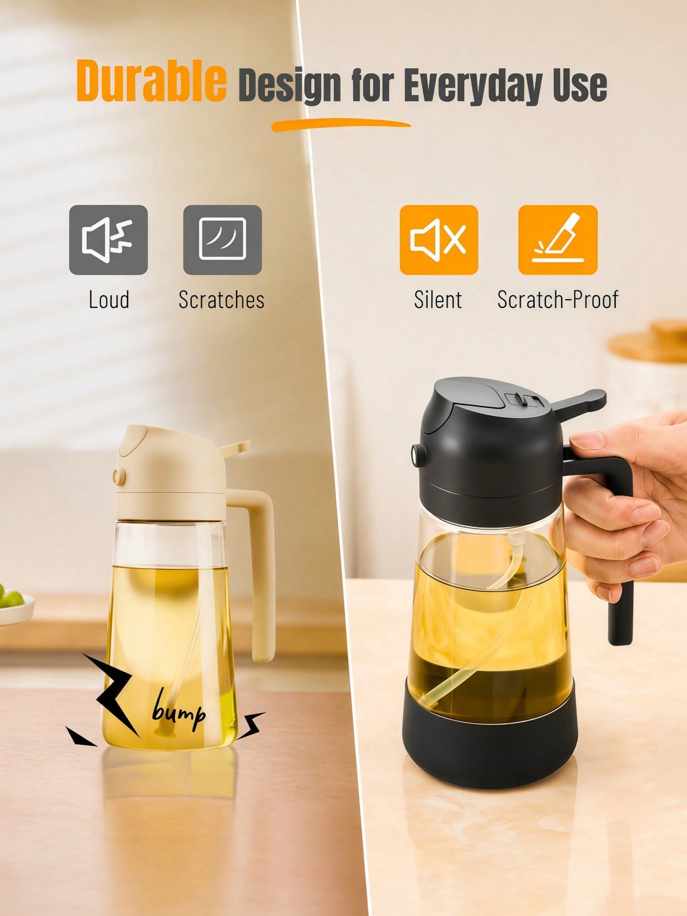 قطعتان من موزع الزيت 2 في 1، م - مراجعة Kitchen Gadgets You Must Have وسعره