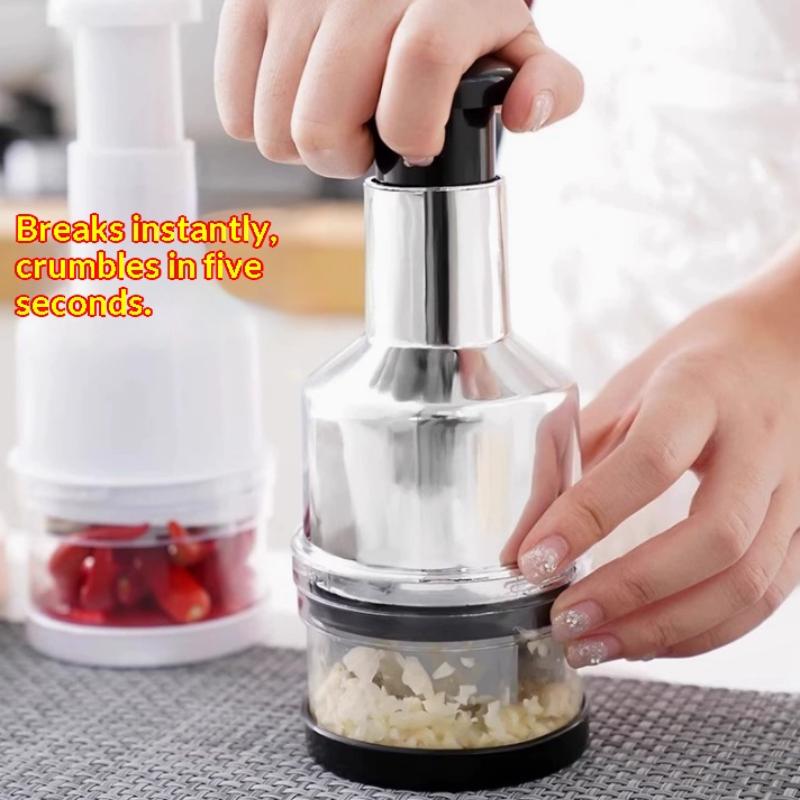 مكبس ثوم يدوي من الفولاذ المقا - مراجعة Manual Garlic Press وسعره