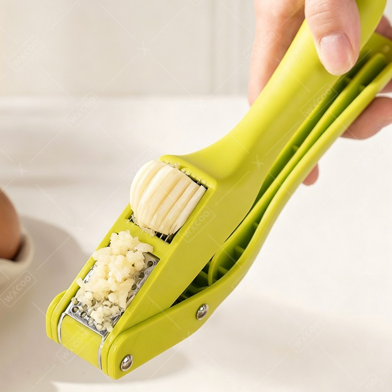 أداة عملية 2 في 1 لهرس وتقطيع  - مراجعة Manual Garlic Press وسعره